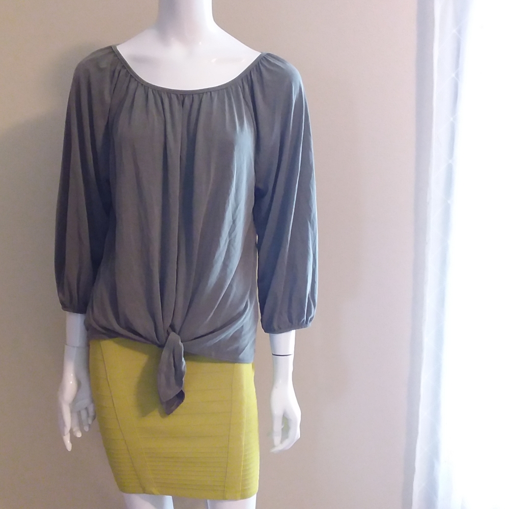 NWT, Green Envelope,  women blouse size M